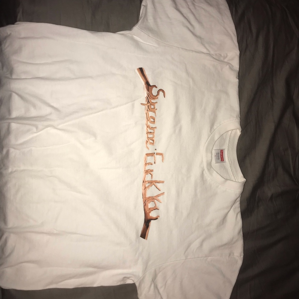 Supreme f**** you T-shirt